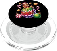 Adorno navideño de Pan de Jengibre PopSockets PopGrip para MagSafe