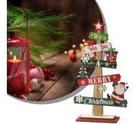 Adorno Navideño de para madera Colgante para Árbol Adorno Navideño(B)