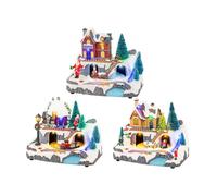 Adorno navideño lumineo 20,8 x 16,3 x 13,9 cm (3 unidades)