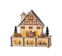 Adorno navideño lumineo madera 27 x 24,3 x 10 cm