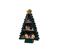 Adorno navideño lumineo madera 33 x 9 x 55 cm