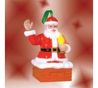 Adorno navideño mágico de Papá Noel