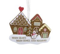 Adorno navideo ""Buenos vecinos"" de Hallmark Warm Homes