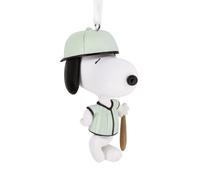 Adorno navideo de Snoopy, jugador de bisbol de Hallmark Peanuts, regalo para fanticos de Peanuts