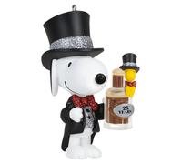 Adorno navideo Hallmark Keepsake 2022 Peanuts Spotlight on Snoopy Edicin especial 25. aniversario