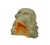 Adorno para acuario de piedra geoda de monta a con dise o de calavera de Blue Ribbon Exotic Environments