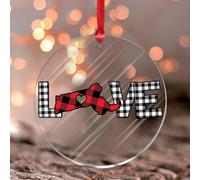 Adorno para el día de San Valentín, diseño de Massachusetts con texto en inglés "Love Massachusetts", color rojo, negro y blanco, arte de pared del estado de Estados Unidos, panel acrílico, recuerdo