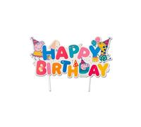 Adorno para Tarta Happy Birthday Peppa Pig 17 cm