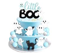 adorno para tartas little boo adorno para cupcakes con calabazas fantasma