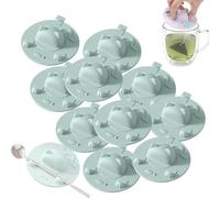 Adorno Para Taza De Bolsita De Té, Soporte De Silicona Con DiseñO De Gato Y Tapa Para Bolsitas De Té, Reutilizable, Ligero, De 10 Cm, Apto Para Lavavajillas, Para Café Y Leche.(Green,43 EU)