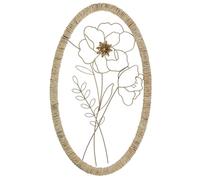 ADORNO PARED METAL FLOR