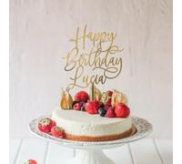 Adorno Personalizado Para Tartas De Cumpleaños, Adornos Acrílicos Multicolores Personalizados Para Revelar El Sexo Del Bebé, Bodas, Banquetes De Compromiso Y Fiestas De Graduación