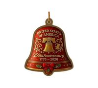 Adorno plano acrílico del 250 aniversario de los Estados Unidos para ciudadanos estadounidenses US Ann!versary Adornos Estados Unidos 25Oth Anniv€rsar