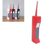 Adorno Retro de Tel¨¦Fono Celular Ladrillo, Modelo Vintage 80s y 90s, Decoraci¨®n de Oficina Estilo Antiguo