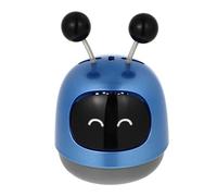 Adorno Robot para Coche Ambientador Fijación Fácil y Azul | Difusor de Aromas ABS E Hierro, Adhesivo Incluido, No Bloquea Visión ni Afecta Aire Acondicionado