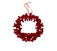 Adorno rojo festivo fiable para las vacaciones de Navidad. Características: diseño único. Estos adornos de decoración de Navidad mejoran el ambiente festivo, lo que los convierte en la elección para