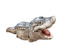 Adorno único de cocodrilo para mascotas, perfecto para elevar tu ceremonia de té y añadir encanto a los espacios (B)