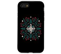 Adorno Yule Acebo Nudo Brujo y Luna Invernal Carcasa para iPhone SE (2020) / 7/8