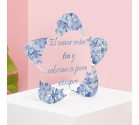 Adornos Acrílico Tía,Regalos Para Tia,Navidad,Aunt Gifts,Mujer Cumpleaños,Aniversario,Mujer Regalo San Valentin,Mujer Para Tía Regalo,Regalos Para Tía Y Sobrina,Tía Regalos De Reyes,De Sobrina Regalos
