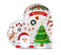 Adornos acrílicos de Navidad de 4 pulgadas, adornos acrílicos en forma de corazón en blanco para mamá a mi mamá, letrero de corazón, hija, artesanía en forma de A (morado claro, A)