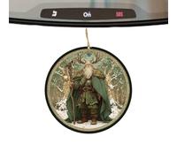 Adornos celtas para árbol de Navidad, acrílico 2D, decoración de temporada de invierno, adorno de invierno para colgar, para puerta delantera, oficina, escalera, ventana, chimenea, pared, sala de