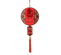 Adornos Chinos para el Festival de Primavera, Year of The Snake 2025 Spring Festival Door Stickers and Felt Wooden Pendants Multicolor(Fullofblessingspendant)