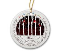 Adornos Colgantes De Cerámica Quienes Nos Aman Nunca Nos Abandonan. Adorno De Cerámica Personalizado Colgantes De Navidad Ideal Adornos Navideños para Fiestas Regalo Niños