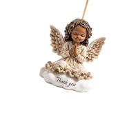 Adornos Colgantes de Espejo de 2D Adorno de árbol de Navidad de acrílico 2D Angell Llavero Charms Accesorios Interiores del Decoraciones para árboles de Navidad