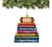 Adornos colgantes para el árbol de Navidad: únicos y que hacen que el árbol de Navidad sea más bonito, 2D fáciles de colgar en los árboles de Navidad | Tiene un aspecto bonito y especial, sobresale