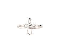 Adornos de anillos, anillos divertidos para mujer para mi ahijada, crucifijo, anillo abierto con tarjeta. El amor por la ahijada es para siempre.