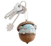 Adornos de animales para árbol de Navidad, colgante de bellota de animales acrílico 2D, adorno de Navidad, para vacaciones, hogar, fiesta, pared, ventana, exhibición de temporada