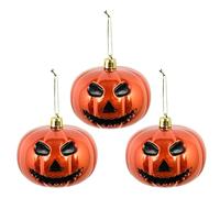 Adornos de árbol de Halloween de 3 piezas para Acción de Gracias | Colgantes Cara espeluznante para cualquier temporada al aire libre puerta de entrada vacaciones Navidad
