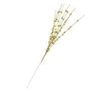 Adornos de bayas artificiales con purpurina de 15.7 pulgadas, palillos decorativos con purpurina para jarrón, árbol de Navidad, corona, manualidades, decoración de chimenea, plantas colgantes para