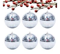 Adornos De Bolas De Disco - Bolas De Espejos Colgados, Decoración De Bola De Disco | Adorno De Bola De Espejo Reflectante De Diferentes Tamaños, Decoración De Techo De Bola De Espejos Para Bea