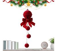 Adornos de bolas de Navidad - 30,75 cm decoración brillante destrozada para magia navideña, elegancia estacional con función colgante, adorno clásico para tienda en casa, fiesta, festival, rojo verde