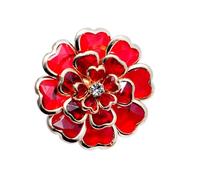 Adornos de botón de clip - Decoración de flores de metal, traje de camisa de bricolaje, adorno elegante y elegante, pieza de moda versátil | Elemento de moda creado para mujeres, mamá, hija, abuela Gi