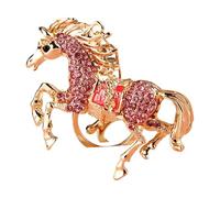 Adornos de Caballos para árbol de Navidad, Lindo Llavero, Regalos de Caballos para Amigos, para Personas Amantes de los Caballos, elaborados con Metal Resistente Que resiste la decoloración con