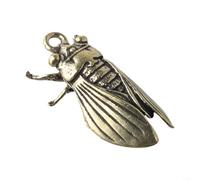 Adornos de cigarra de latón hechos a mano para ideas únicas de estilo y exhibición del hogar