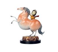 Adornos de cobre de estilo chino para oficina que se convierten inmediatamente en un marqués Adornos de metal para escritorio de estudio Decoración de metal Adornos artesanales para sala de té De