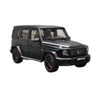 Adornos De Colección De Modelos De Coche Estático AMG G63 2019 Escala 1:18 Decoración De Escena Negra Miniatura De Colección(Black)