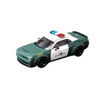 Adornos De Colección De Modelos De Coches Aleación Dodge SRT Hellcat A Escala 1:64 Decoraciones Metal A Pequeña Escala Exquisita Artesanía Decoración(Green)