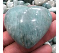 Adornos de cristal Hermoso corazón de piedra natural de Tianhe, corazón de cristal de piedra de Tianhe hermoso cristal(10pcs)