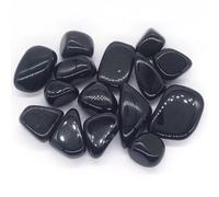 Adornos de cristal Piedras caídas obsidiana negra Natural, piedra preciosa, espécimen curativo de cristal, forma Irregular, colección de minerales de cuarzo, decoración del hogar hermoso cristal