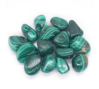 Adornos de cristal Piedras de cristal caídas, espécimen de piedras preciosas naturales de malaquita, forma Irregular, colección de minerales curativos de Reiki, decoración del hogar hermoso cristal(200g)