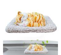 Adornos de decoración de coche, bolsas purificadoras de aire, adornos de gato, eliminación de olores de gato dormido, adornos de animales, adorno interior del coche, purificación de aire