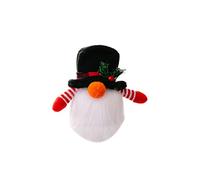 Adornos de decoración de Feliz Navidad, gnomo de Navidad LED que brilla sin cara, bonita decoración de Navidad, una luz nocturna, bonito adorno de Navidad (A, talla única)