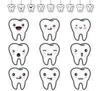 Adornos de dientes de Navidad Decoración de madera Adorno colgante de Navidad Divertido para árbol de Navidad Dentista Asistente dental Regalos de familia Amigo Decoración del hogar, 9 estilos, 2,76 x