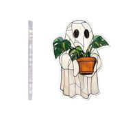 Adornos de Fantasmas,Adornos de Fantasma Leyendo para Árbol de Halloween - Colgante 2D Acrílico Decoración Hogar Favoritos Fiesta Navidad Escaparate Puerta Pared