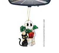 Adornos de Fantasmas - Figuras Halloween Fantasmas Lectores para Árbol de Navidad | Colgante 2D Acrílico Decoración Hogar Favoritos Fiesta Navidad Escaparate Puerta Pared