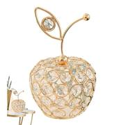 Adornos de frutas de cristal, figuras de cristal, centro de mesa, figuras coleccionables, pisapapeles, piña y pera, decoración del hogar
